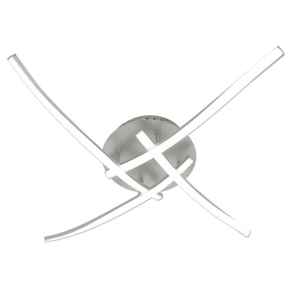 Brilagi - Plafonnier LED STRIPES LED/32W/230V 60x60 cm argenté