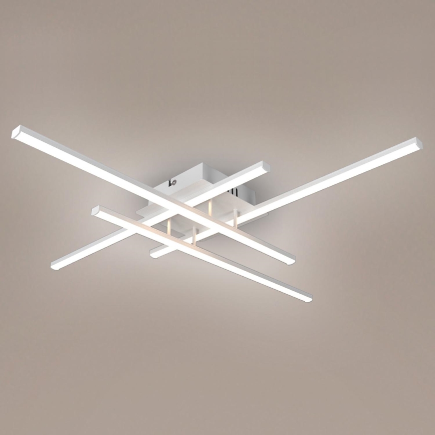 Brilagi - Plafonnier LED STRIPES LED/37W/230V 68x68 cm blanc
