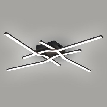 Brilagi - Plafonnier LED STRIPES LED/38W/230V 68x68 cm noir