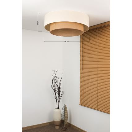 Brilagi - Plafonnier LED style BOHO 3xE27/15W/230V Ø 80 cm