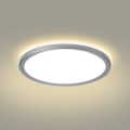 Brilagi - Plafonnier LED ultra-plat pour salle de bains 24W/230V Ø 42 cm argenté IP54