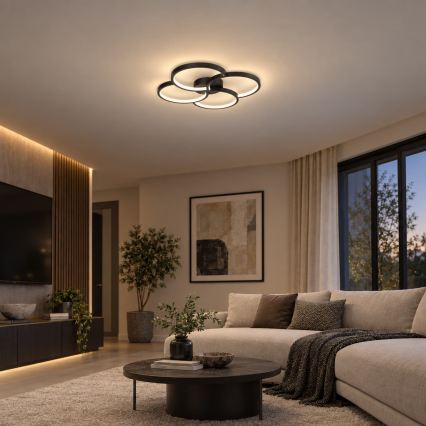 BRILAGI - Plafonnier LED VELO LED/42W/230V 4000K Ø 52 cm noir