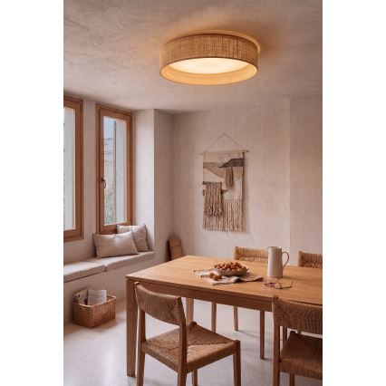 Brilagi - Plafonnier LED VELVET SIMPLE, 36 W, 230 V, 3000 K, Ø 55 cm, beige