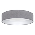 Brilagi - Plafonnier LED VELVET SIMPLE LED/24W/230V 3000K Ø 45 cm gris