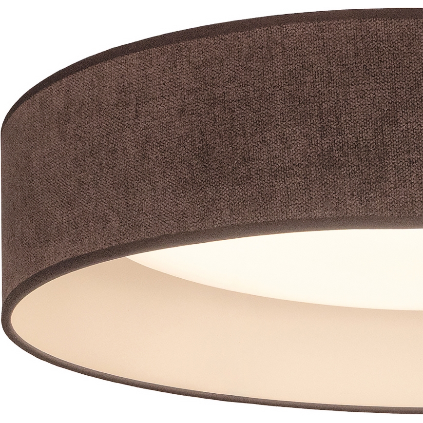 Brilagi - Plafonnier LED VELVET SIMPLE LED/24W/230V 3000K Ø 45 cm marron