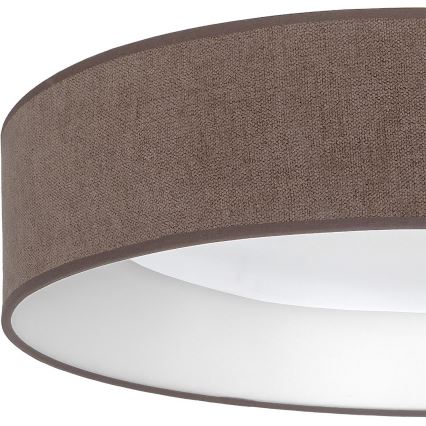 Brilagi - Plafonnier LED VELVET SIMPLE LED/24W/230V 3000K Ø 45 cm marron