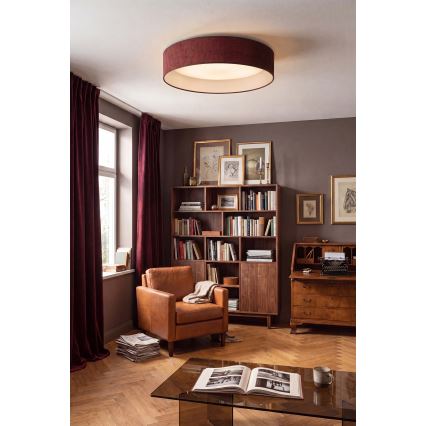 Brilagi - plafonnier LED VELVET SIMPLE LED/36W/230V 3000K Ø 55 cm bordeaux