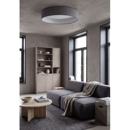 Brilagi - Plafonnier LED VELVET SIMPLE LED/36W/230V 3000K Ø 55 cm gris