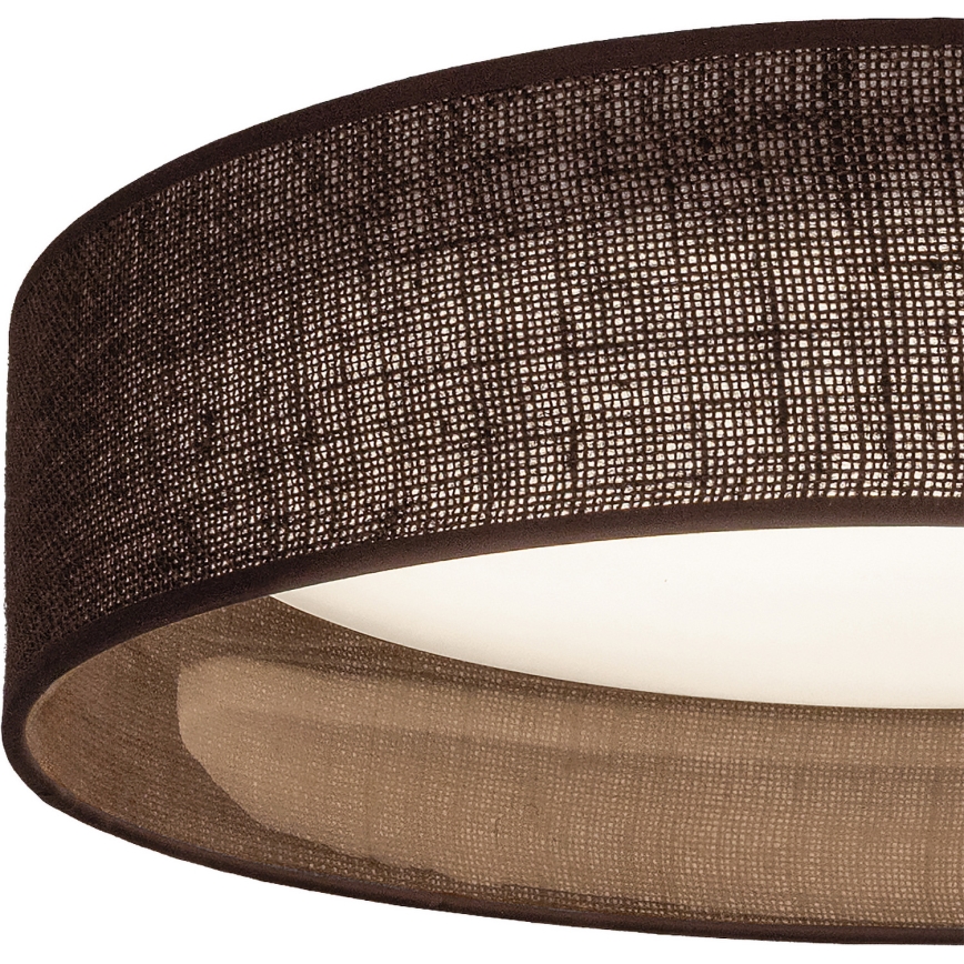 Brilagi - Plafonnier LED VELVET SIMPLE LED/36W/230V 3000K Ø 55 cm marron