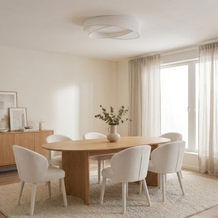 BRILAGI - Plafonnier LED VELVET TWIST LED/24W/230V 4000K Ø 55 cm blanc