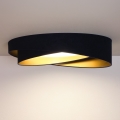 BRILAGI - Plafonnier LED VELVET TWIST LED/24W/230V 4000K Ø 55 cm bleu/or