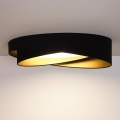 BRILAGI - Plafonnier LED VELVET TWIST LED/24W/230V 4000K Ø 55 cm noir/doré