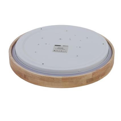 Brilagi - plafonnier LED WOODROUND LED/40W/230V 3000/4000/6000K Ø 60 cm bois CRI 90