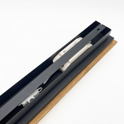 Brilagi - Plafonnier LED WOODY FLAT LED/25W/230V chêne/noir