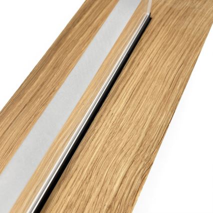 Brilagi - Plafonnier LED WOODY FLAT LED/25W/230V chêne/noir