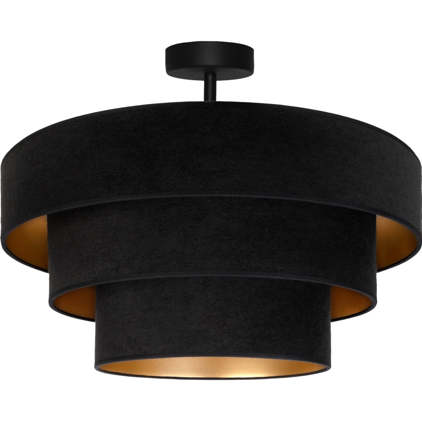 Brilagi - Plafonnier LUNETA 1xE27/60W/230V Ø 40 cm noir/doré