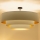 Brilagi - Plafonnier LUNETA 3xE27/60W/230V Ø 80 cm crème/doré