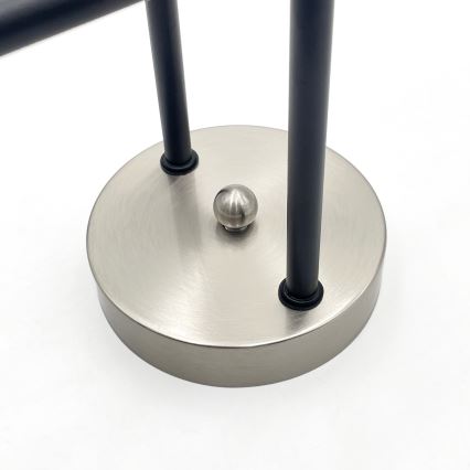 Brilagi - Plafonnier MALIVA 4xE14/15W/230V chrome mat/verre fumé