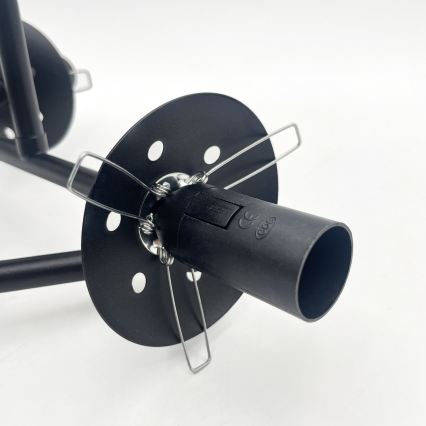 Brilagi - Plafonnier MALIVA à montage en surface 3xE14/15W/230V noir/blanc