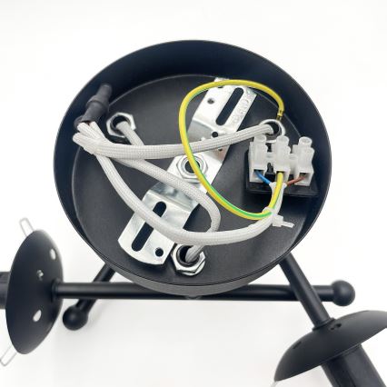 Brilagi - Plafonnier MALIVA à montage en surface 3xE14/15W/230V noir/blanc