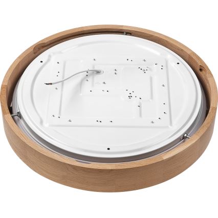 Brilagi - Plafonnier à intensité variable MANAROLA SMART LED/24W/230V 2700-6500K chêne d. 41 cm Wi-Fi + Télécommande Tuya