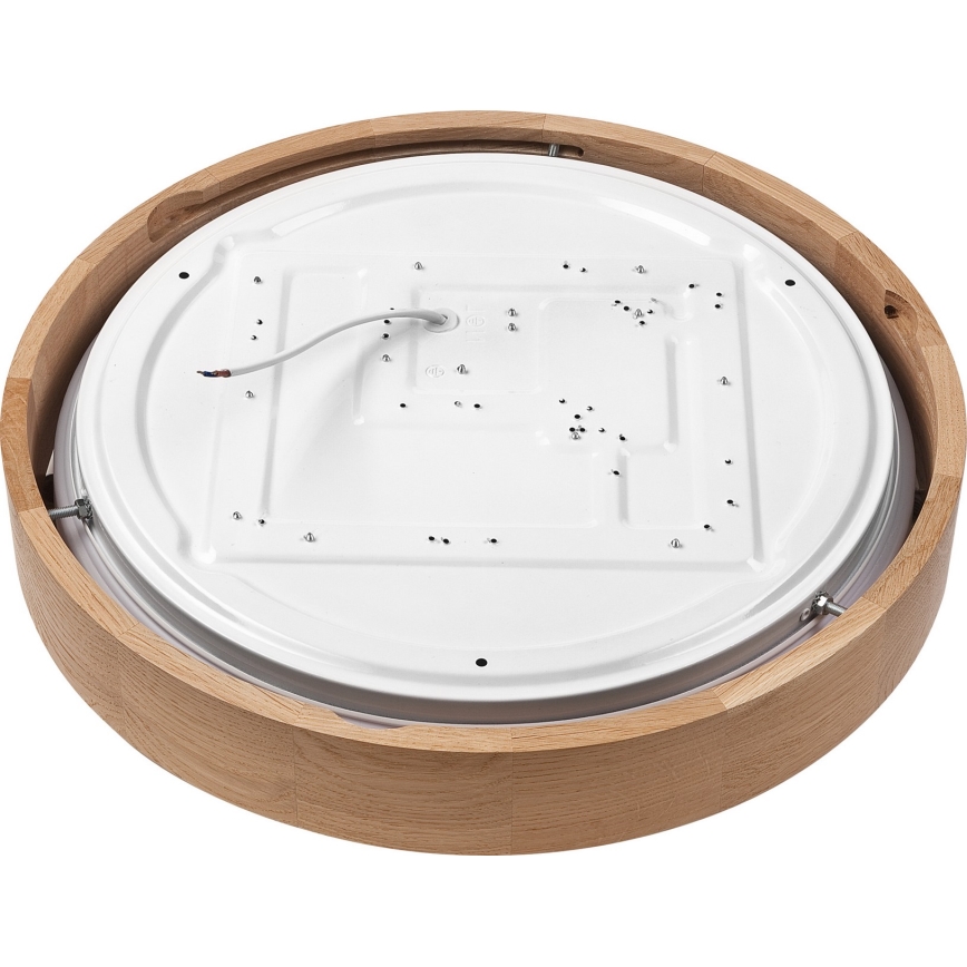 Brilagi - Plafonnier à intensité variable MANAROLA SMART LED/24W/230V 2700-6500K chêne d. 41 cm Wi-Fi + Télécommande Tuya
