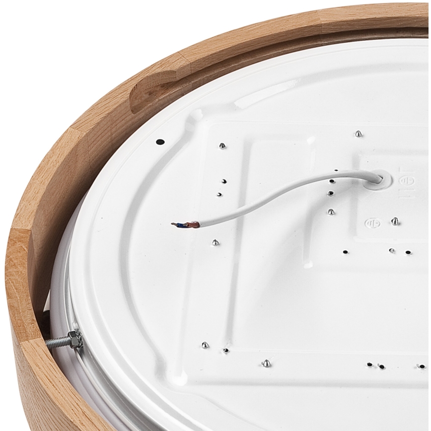 Brilagi - Plafonnier à intensité variable MANAROLA SMART LED/24W/230V 2700-6500K chêne d. 41 cm Wi-Fi + Télécommande Tuya