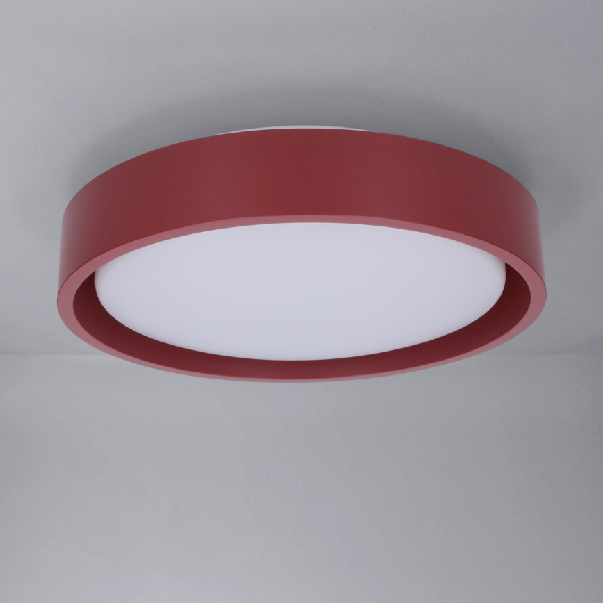 Brilagi - Plafonnier MATTEO LED 24W/230V Ø 31 cm rouge