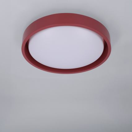 Brilagi - Plafonnier MATTEO LED 24W/230V Ø 31 cm rouge
