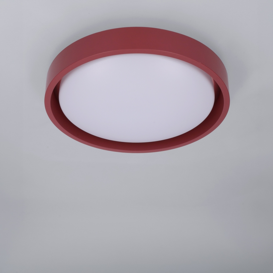 Brilagi - Plafonnier MATTEO LED 24W/230V Ø 31 cm rouge