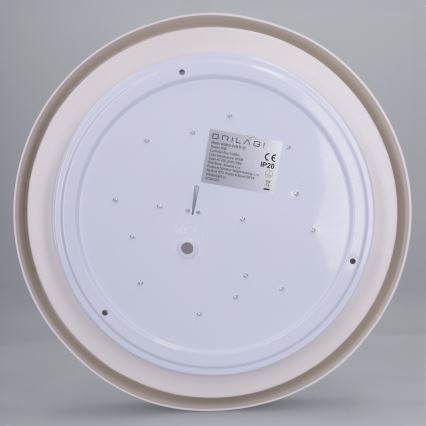 Brilagi - Plafonnier MATTEO LED 24W/230V Ø 31 cm rouge