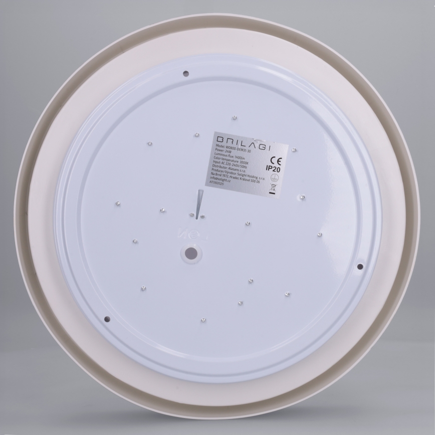 Brilagi - Plafonnier MATTEO LED 24W/230V Ø 31 cm rouge