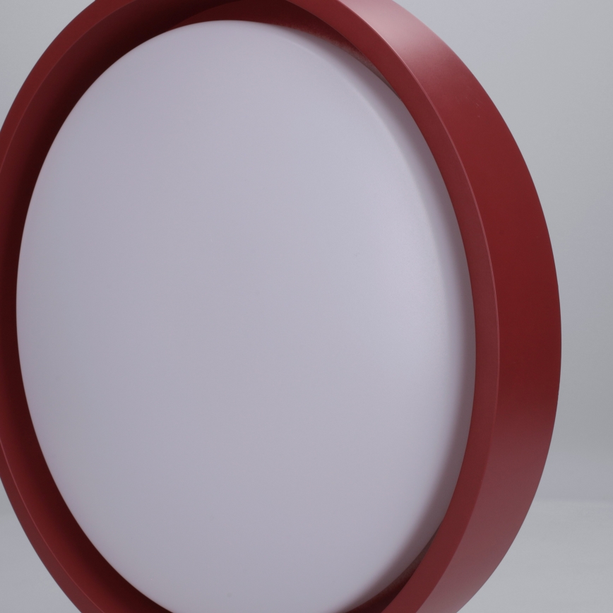Brilagi - Plafonnier MATTEO LED 24W/230V Ø 31 cm rouge