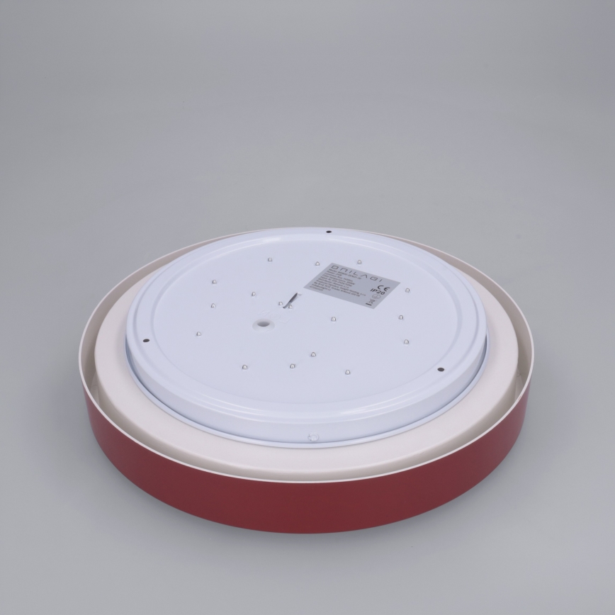 Brilagi - Plafonnier MATTEO LED 24W/230V Ø 31 cm rouge
