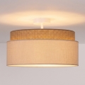 Brilagi - Plafonnier (montage en surface) PADOVA 1xE27/60W/230V Ø 40 cm beige