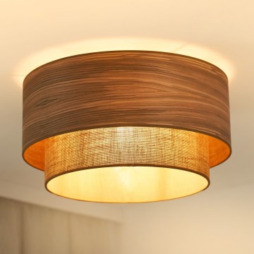 Brilagi - Plafonnier MONTANA BOHO 1xE27/15W/230V d. 45 cm marron