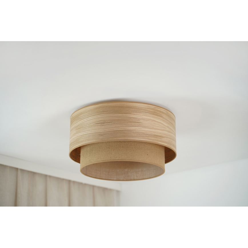 Brilagi - Plafonnier MONTANA BOHO 1xE27/15W/230V d. 45 cm marron