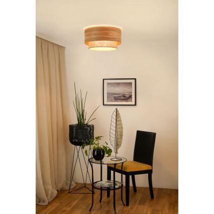 Brilagi - Plafonnier MONTANA BOHO 1xE27/15W/230V d. 45 cm marron