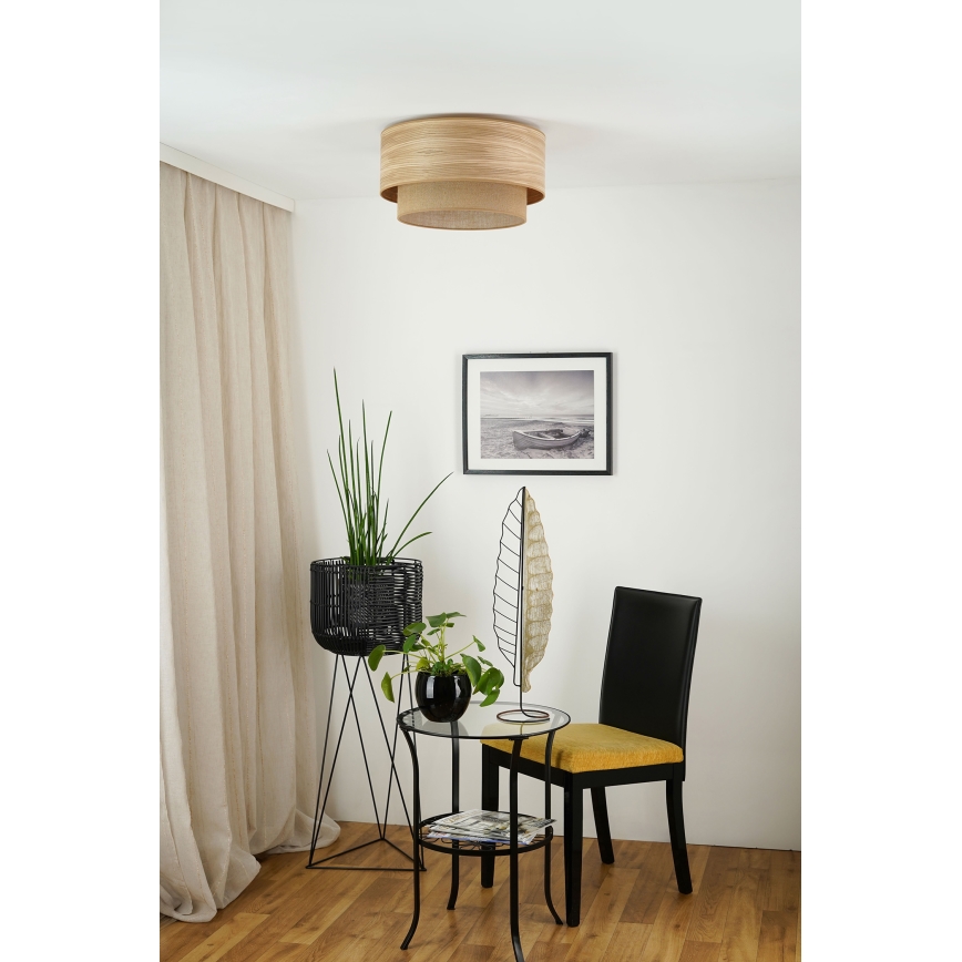 Brilagi - Plafonnier MONTANA BOHO 1xE27/15W/230V d. 45 cm marron
