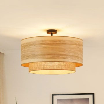 Brilagi - Plafonnier MONTANA BOHO 1xE27/15W/230V d. 60 cm marron