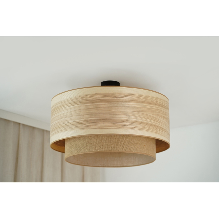 Brilagi - Plafonnier MONTANA BOHO 1xE27/15W/230V d. 60 cm marron