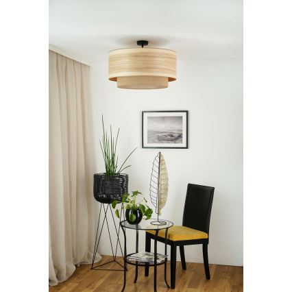 Brilagi - Plafonnier MONTANA BOHO 1xE27/15W/230V d. 60 cm marron