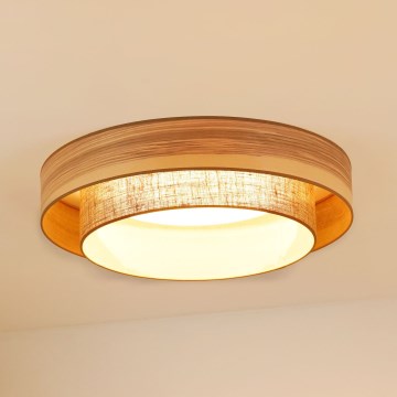 Brilagi - Plafonnier MONTANA BOHO LED/26W/230V d. 60 cm marron