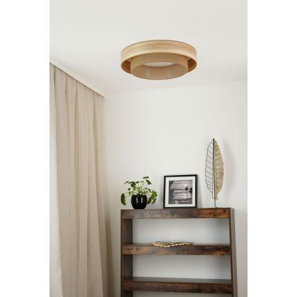 Brilagi - Plafonnier MONTANA BOHO LED/26W/230V d. 60 cm marron