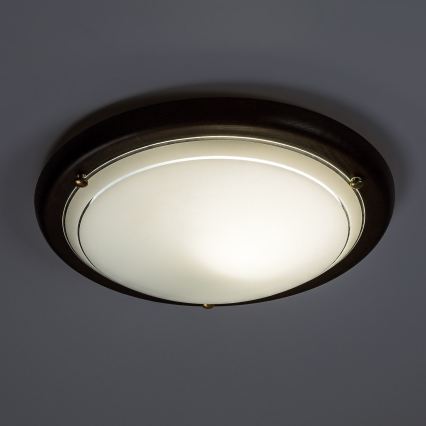 Brilagi - Plafonnier ORBIS 1xE27/60W/230V Ø 30 cm en pin