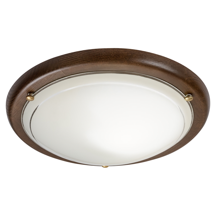 Brilagi - Plafonnier ORBIS 1xE27/60W/230V Ø 30 cm en pin