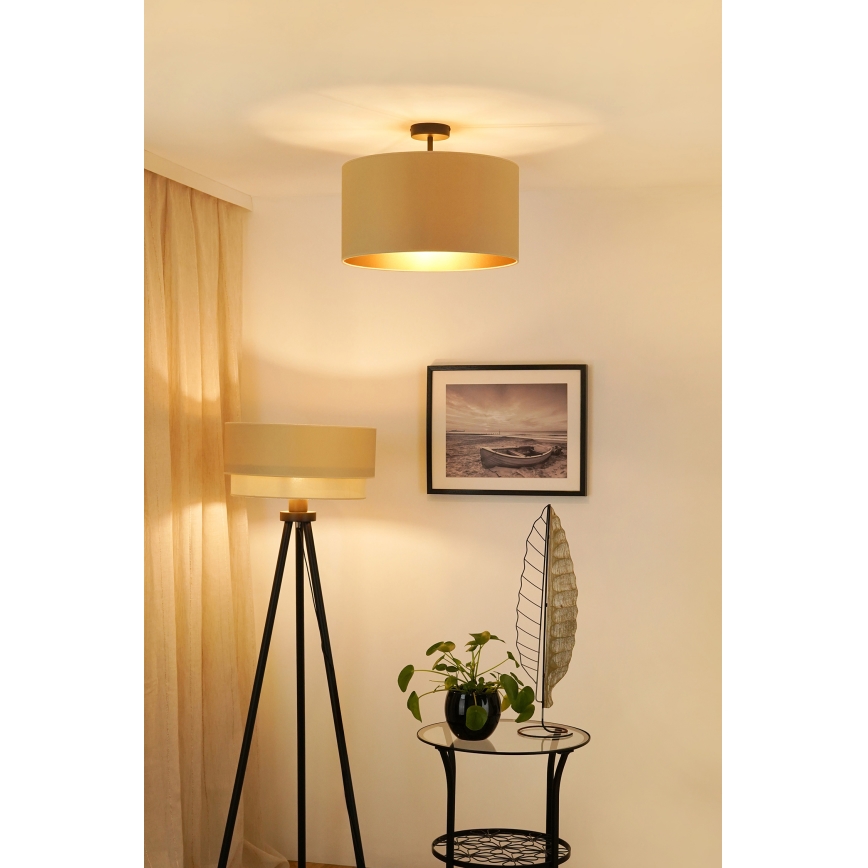 Brilagi - Plafonnier OREGON ROLLER VEGE 1xE27/15W/230V d. 45 cm beige