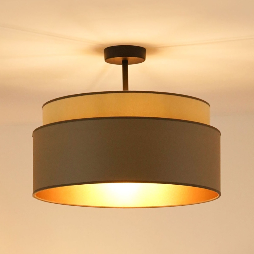 Brilagi - Plafonnier OREGON VEGE 1xE27/15W/230V d. 45 cm gris