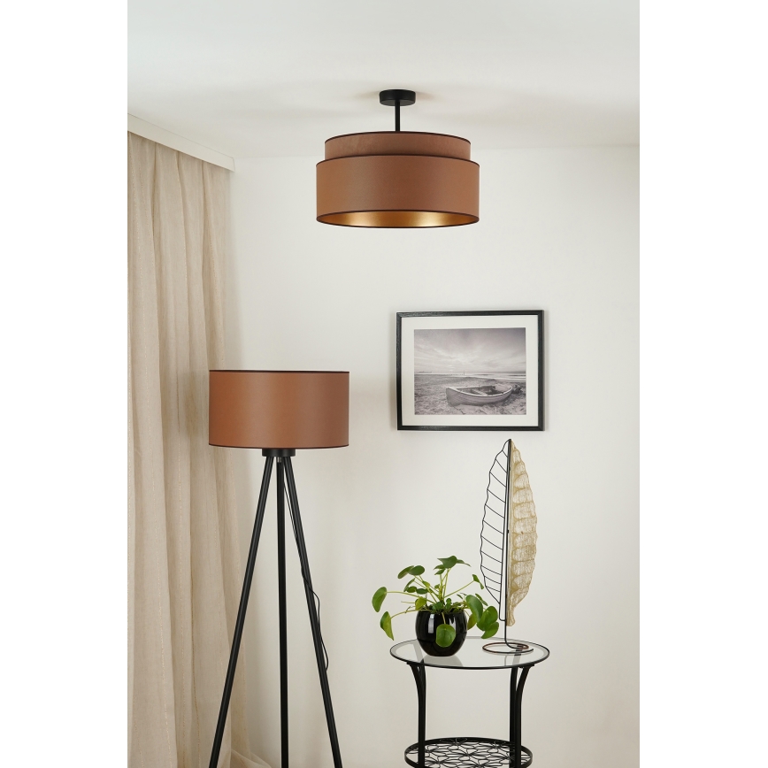 Brilagi - Plafonnier OREGON VEGE 1xE27/15W/230V d. 45 cm marron