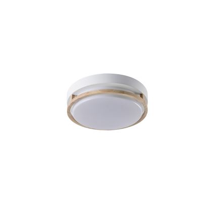 Brilagi - Plafonnier ORINO 2xE27/40W/230V Ø 27 cm blanc/chêne